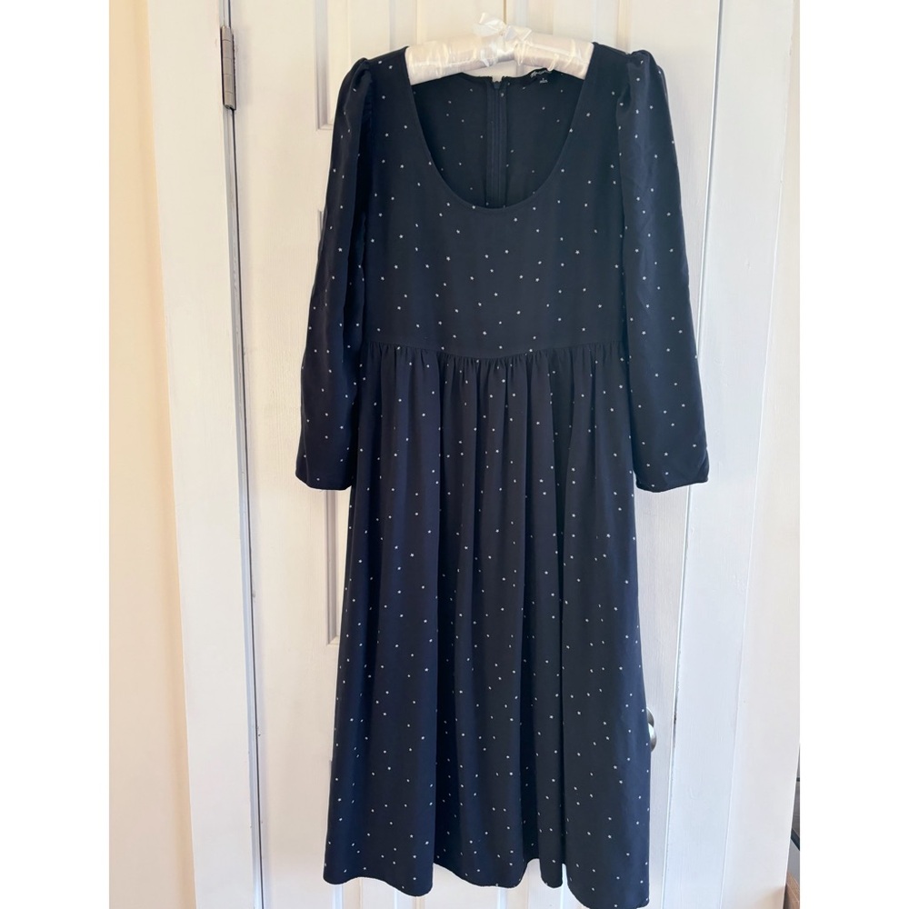 Madewell Tiny Stars Navy Dress